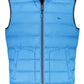 Blue Polyester Men Sleeveless Jacket