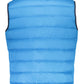 Blue Polyester Men Sleeveless Jacket
