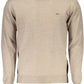 Beige Wool Mens Sweater