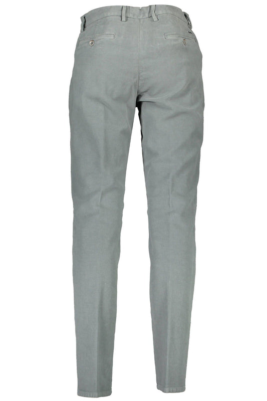 Gray Cotton Men Pant