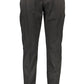 Black Cotton Men Trouser