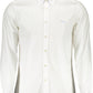 White Cotton Men Shirt