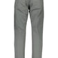 Gray Cotton Men Narrow Fit Trouser