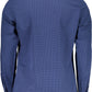 Blue Cotton Men Shirt
