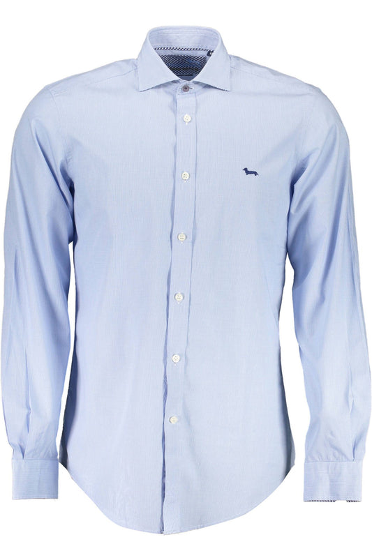 Light Blue Cotton Men Shirt