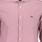 Purple Cotton Men Shirt