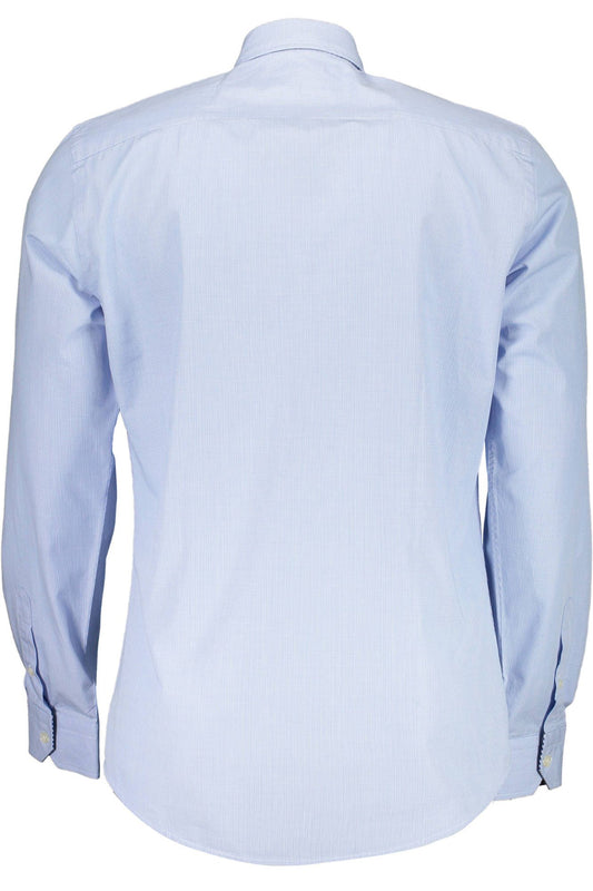 Light Blue Cotton Men Shirt