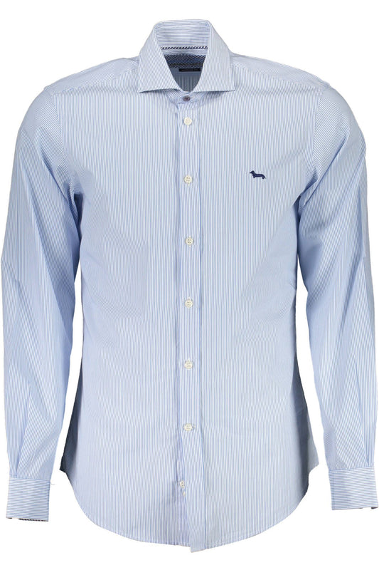 Light Blue Cotton Men Shirt