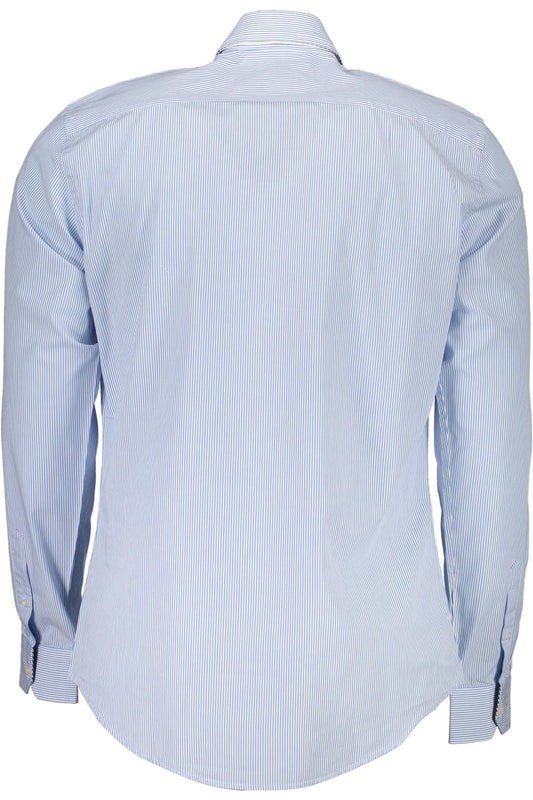Light Blue Cotton Men Shirt