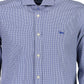 Blue Cotton Men Shirt