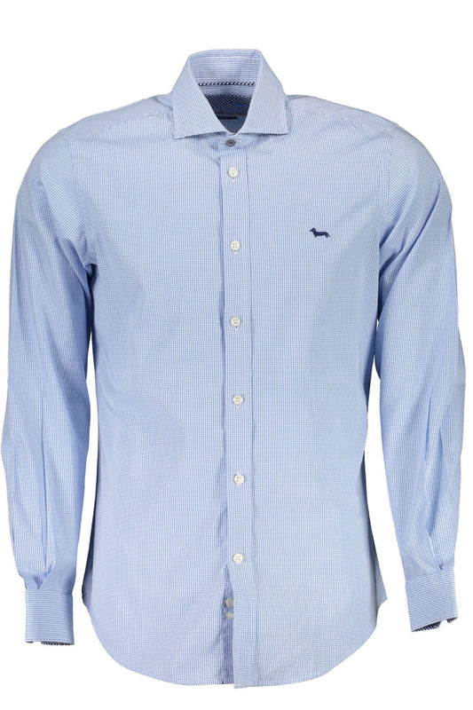 Light Blue Cotton Men Shirt