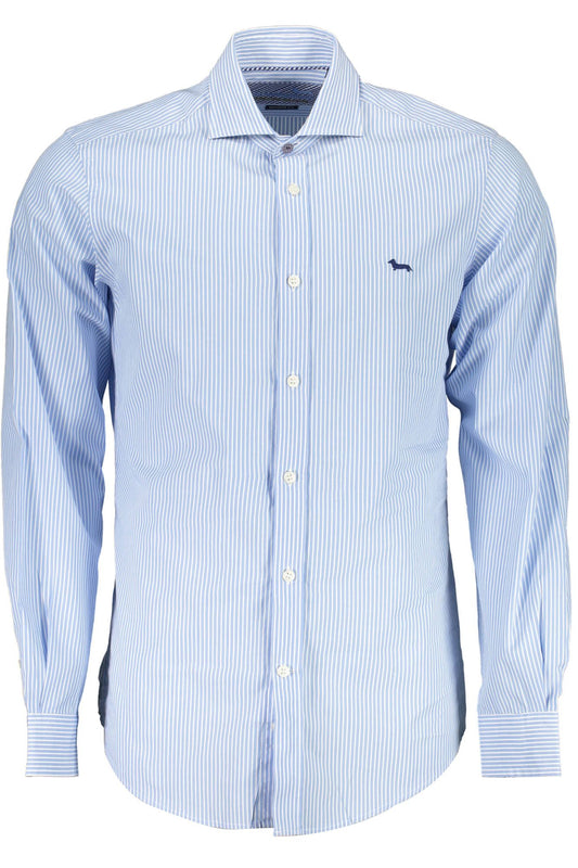 Light Blue Cotton Men Shirt