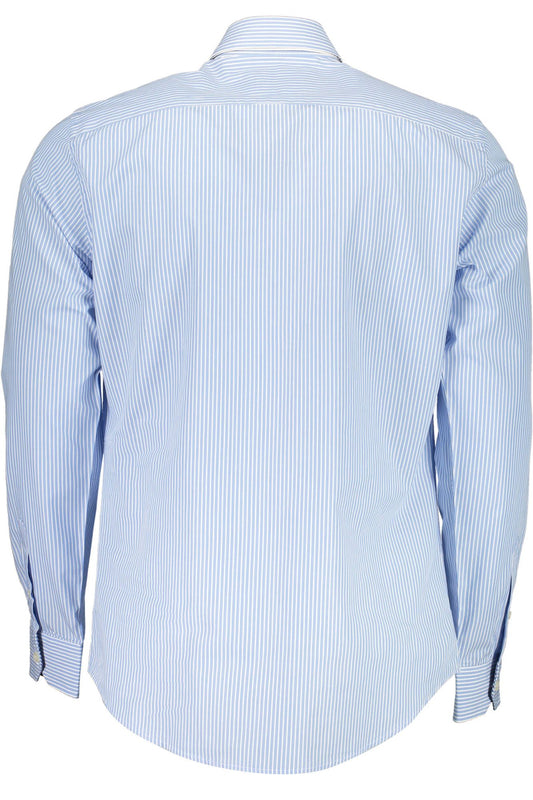 Light Blue Cotton Men Shirt