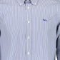 Blue Cotton Men Shirt