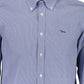 Blue Cotton Men Shirt