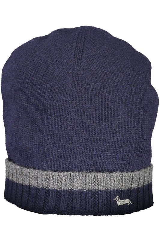 Blue Wool Men Cap