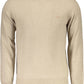 Beige Wool Men Sweater