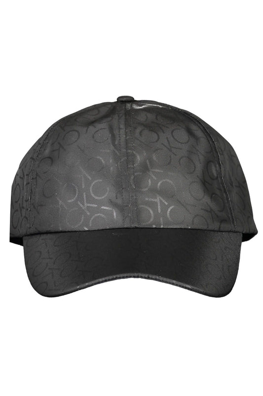 Black Polyester Men Cap