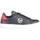 Blue Polyester Men Sneaker
