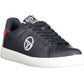 Blue Polyester Men Sneaker