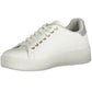White Polyester Women Sneaker
