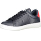 Blue Polyester Men Sneaker
