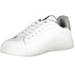 White Polyester Men Sneaker