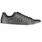 Black Polyester Men Sneaker