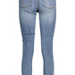 Blue Cotton Women Jean