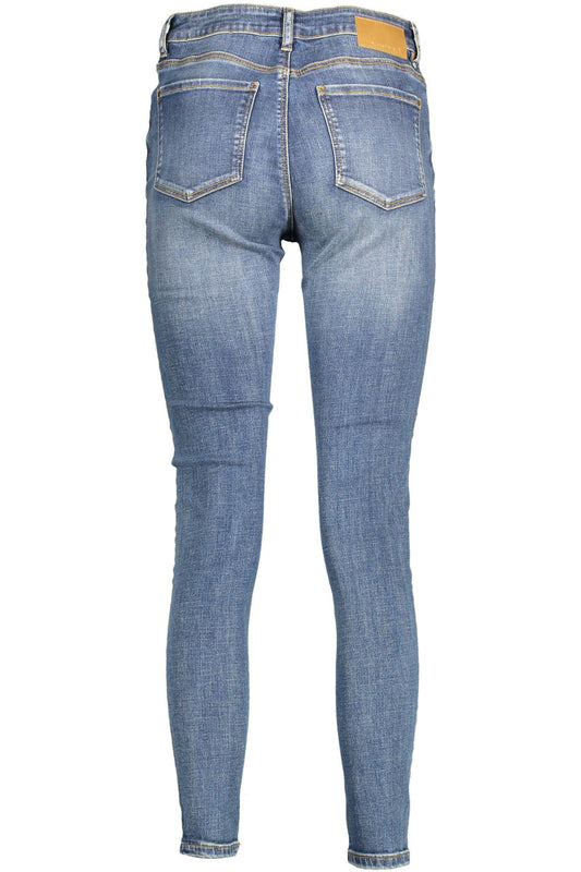 Blue Cotton Women Jean