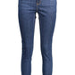 Blue Cotton Women Jeans