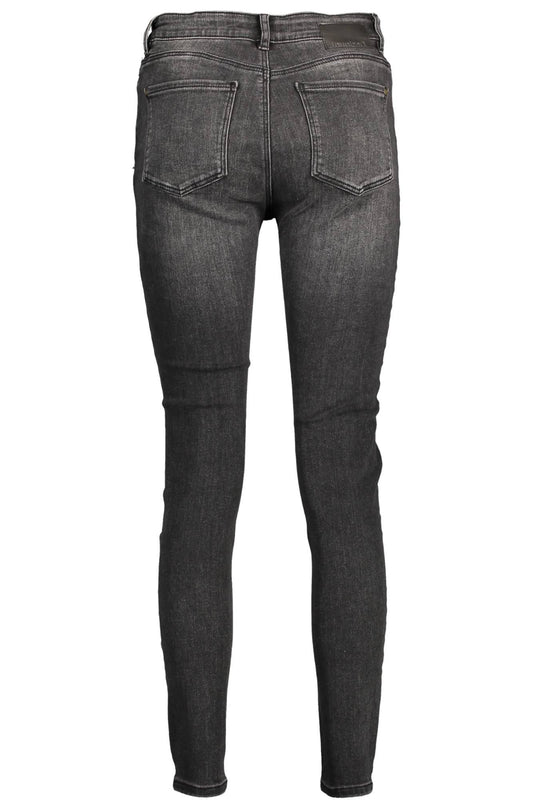 Black Cotton Women Jean