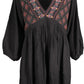Black Viscose Women Dress