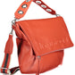 Red Polyurethane Women Handbag