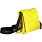 Yellow Polyurethane Women Handbag