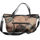Brown Polyurethane Women Handbag