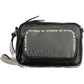 Black Polyurethane Women Handbag