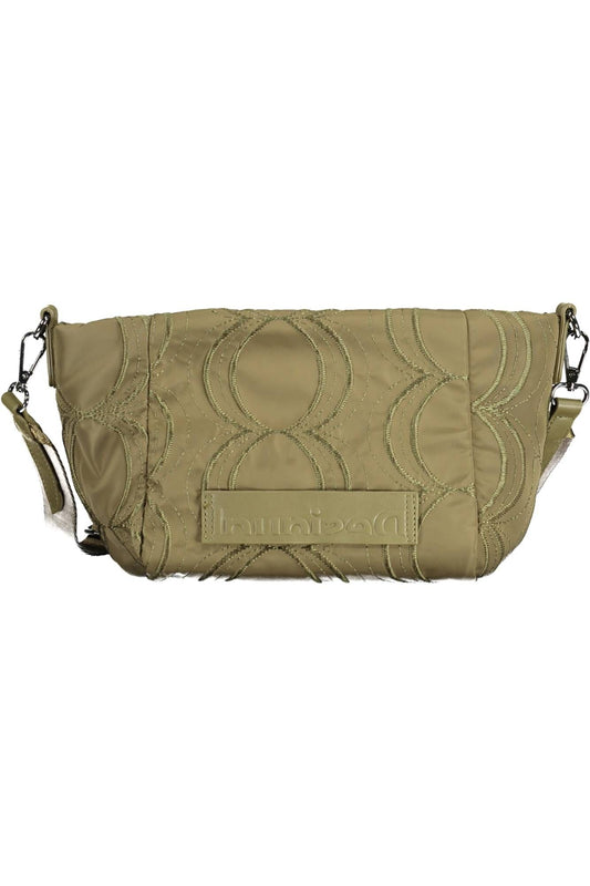 Green Polyester Women Handbag
