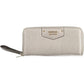 Silver Polyurethane Women Wallet