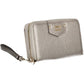 Silver Polyurethane Women Wallet