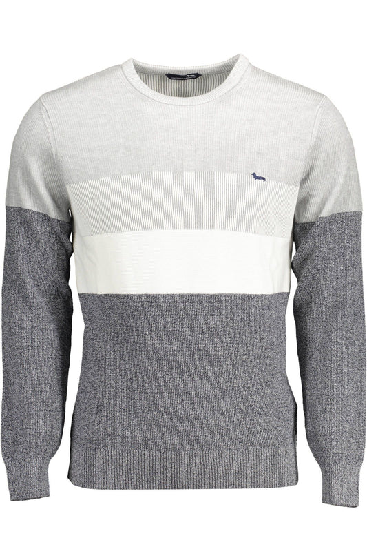 Gray Cotton Men Sweater