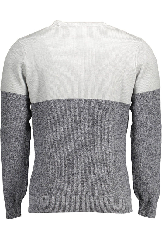 Gray Cotton Men Sweater