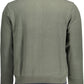 Green Cotton Men Sweater