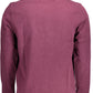 Purple Cotton Men Polo Shirt