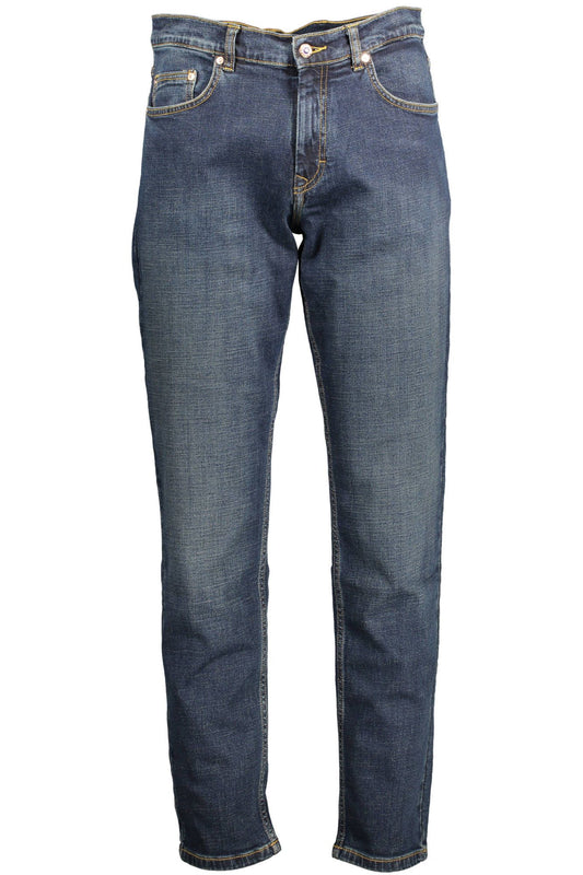 Blue Cotton Men Jeans