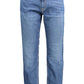 Blue Cotton Men Jeans