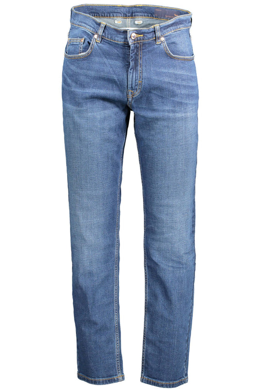 Blue Cotton Men Jeans