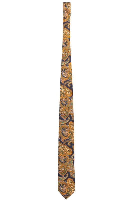 Brown Silk Men Tie