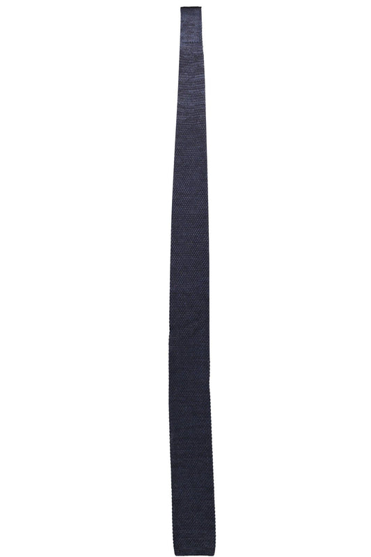 Blue Wool Men Tie