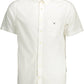 White Cotton Men Shirt